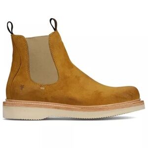 Frye Hudson Chelsea Suede Golden Rod Men’s size 10.5 NEW!!!